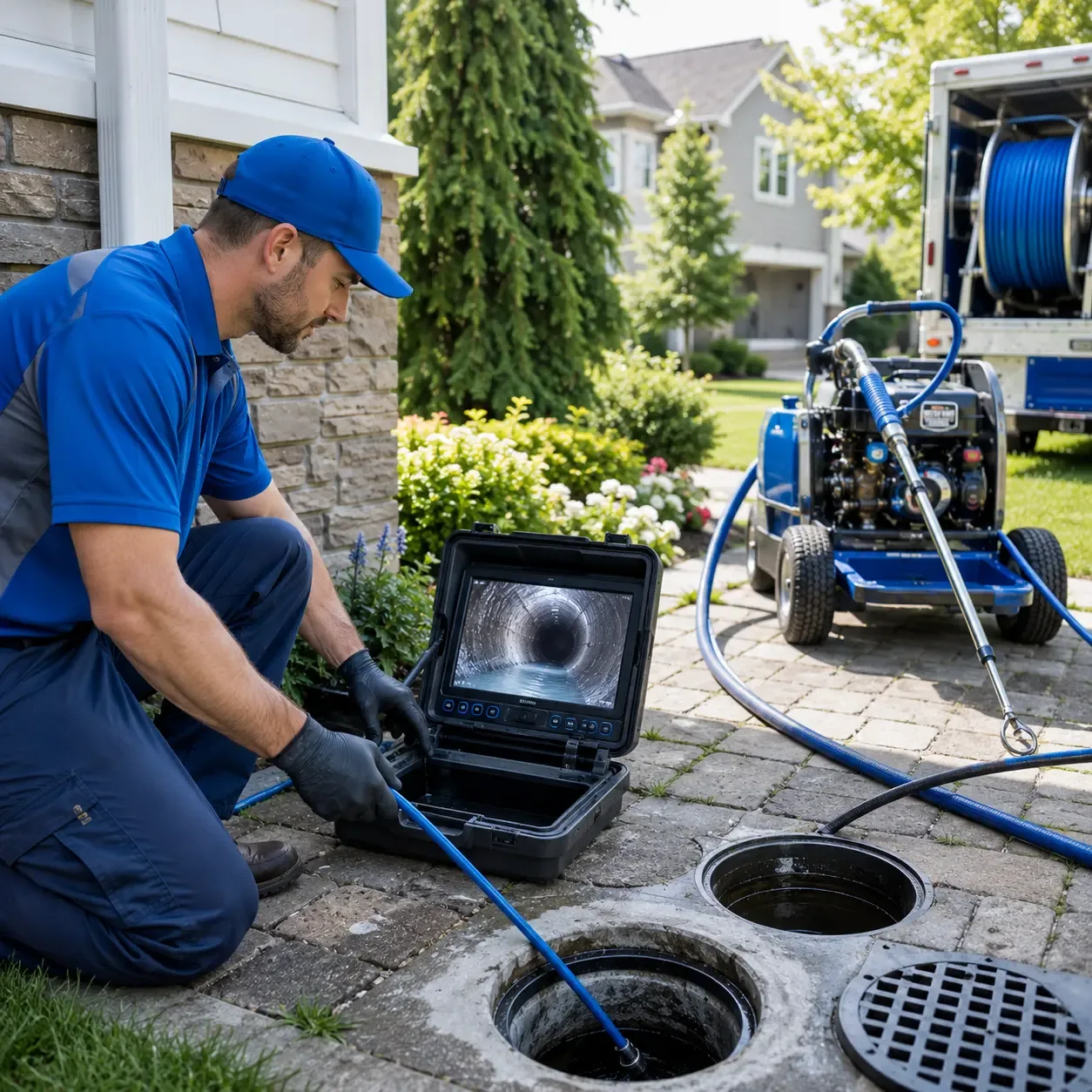 Outdoor drain cleaning professionals serving Rector, PA